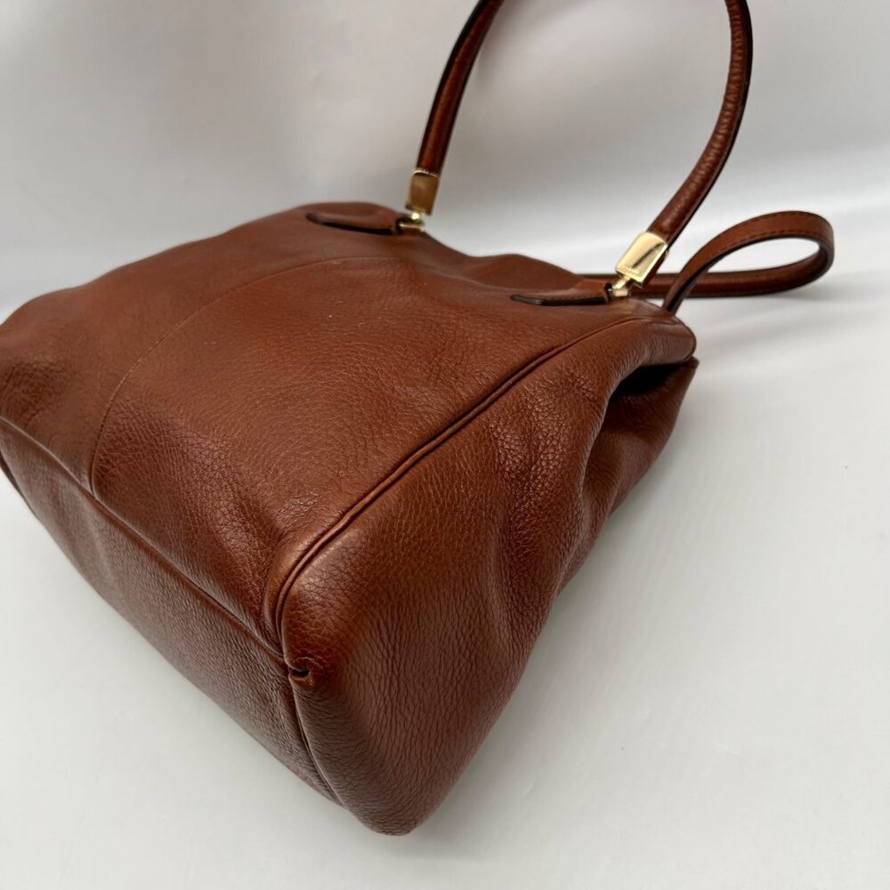 Coach Brown Leather Madison Collection Tote Bag - Picture 8 of 12
